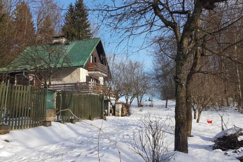 Chata Na Poskle U Lesa S Vyhledem Hutisko Kültér fotó